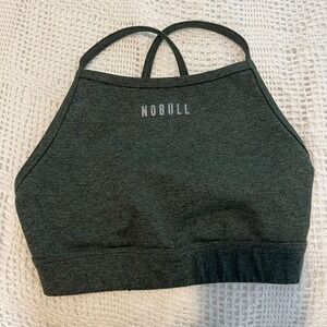 NOBULL Sports Bra Criss Cross Straps High‎ Neck Athletic Top XS